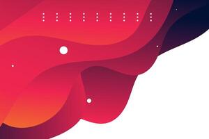 simple background with gradient pink and yellow and polcadot element vector
