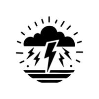 Hand drawn doodle electric lightning symbol sketch. thunder icon vector