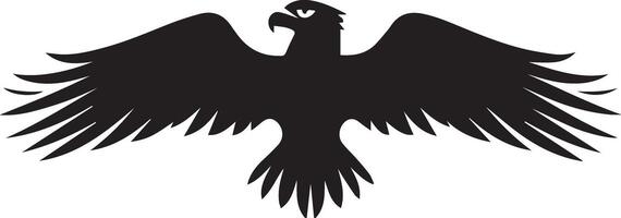Eagle flying silhouette image for multipurpose used vector