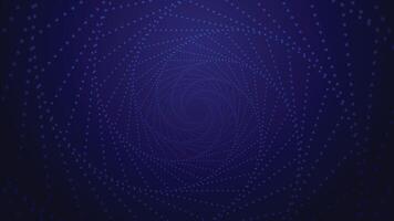 Blue Technology Dotted Background. Futuristic Background With Geometric Pattern Dotted vector