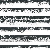 Set of grunge brush strokes. Paint edges, looped vertically ink borders. Black paintbrush, Hand drawn edges pattern background vector