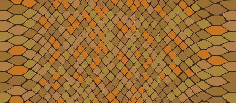 Seamless scaly snake skin. Animal print. Viper skin texture