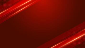 Abstract red modern technology background with light vector