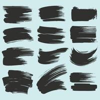 Grunge Black Borders for Artistic Projects vector