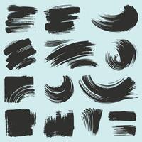 Vintage Style Black Grunge Borders and Templates vector