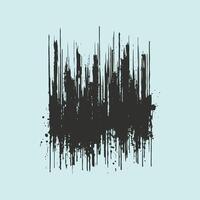 Grunge Black Borders for Bold Design Projects vector