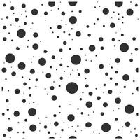 Circle Seamless Pattern with Dotted Halftone on White Background vector