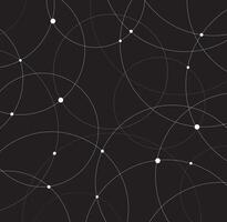 Abstract overlapping circles Background vector