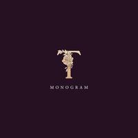 T logo design image vector