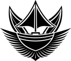 Eagle Crest on the Open Water vector