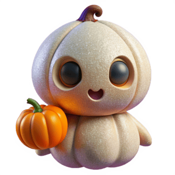 fofa fantasma flutuando por aí em dia das Bruxas noite png