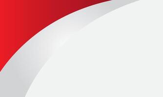 Wave flag red white abstract background vector