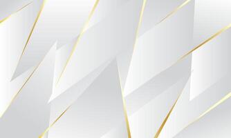 Abstract gray gradient color modern background with gold lines vector