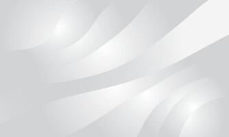 Grey dynamic wavy shapes abstract background vector