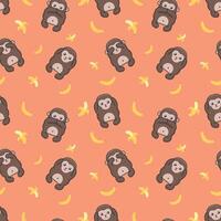 THREE WISE MONKEY SEAMLESS PATTERN vector