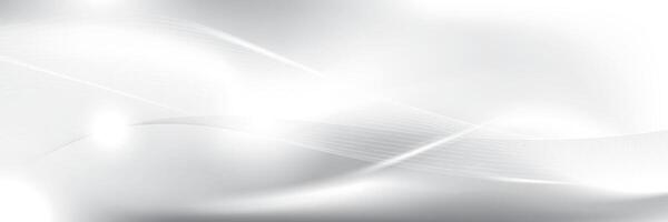 Abstract white and gray color, modern design stripes background with curve lines, wavy pattern. illustration. vector
