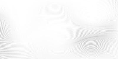 Abstract white and gray color, modern design stripes background with curve lines, wavy pattern. illustration. vector