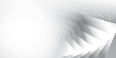 Abstract white and gray color, modern design stripes background with geometric shape. illustration. vector