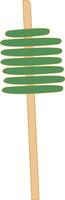 A cross with a tree on it vector
