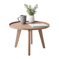 Modern Coffee Table Design Isolated on Transparent Background png
