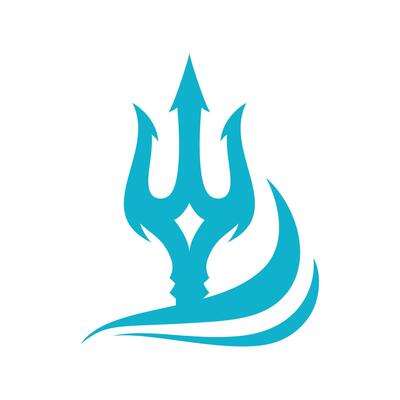 Trident Logo Template illustration