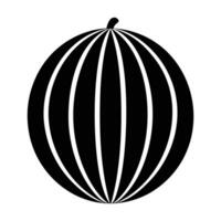 A black and white illustration of a fruit vector