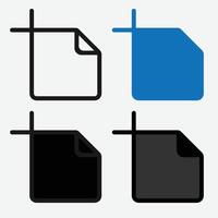 Artboard Tool Icon Set. Artboard Symbol. vector
