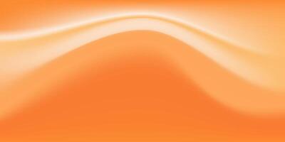 Soft Waves of Orange And Cream Colors. Orange gradient abstract background template. Smooth draping orange and cream lines. Minimal orange gradient. Perfect for autumn or fall, thanksgiving, halloween vector