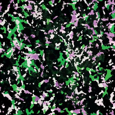A green and purple camouflage pattern