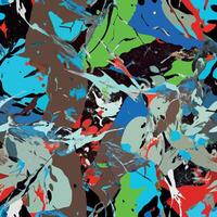 A colorful abstract painting with many different colors vector