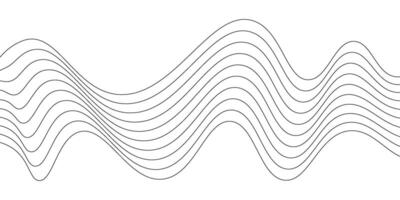 Abstract white background with wavy line. illustration vector
