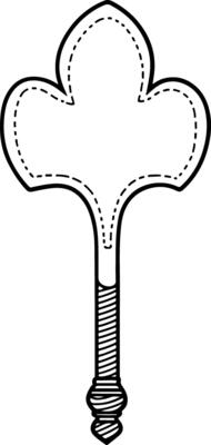 Spade hand drawn