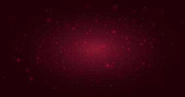 A glowing red starry background with sparkling particles. Ideal for night sky designs, magical effects, space themes, or festive backgrounds in digital media. vector