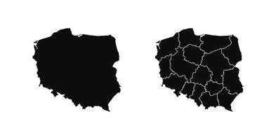 Map of Poland. Poland Map on white background. vector