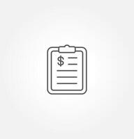 Clipboard icon. Report icon, Checklist icon of an approved document. Project completed. Tasks icon. Task completed. finance report. vector