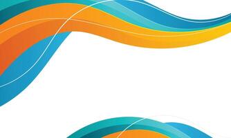 Abstract wavy flowing fluid modern background vector