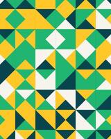 Abstract bauhaus geometric pattern background vector