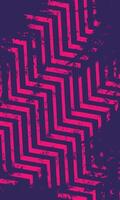 Abstract geometric zigzag lines pattern with grunge brush strokes vector