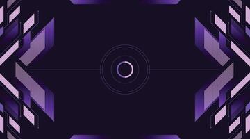 Cyber Future Style Background with Polygon Symmetry Style with Modern Gradient Color vector