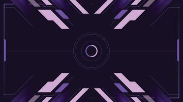 Cyber Future Style Background with Polygon Symmetry Style with Gradient Color vector
