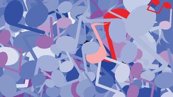 colorful abstract background musical notation vector