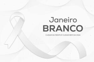 janeiro branco background illustration design in gradient style vector