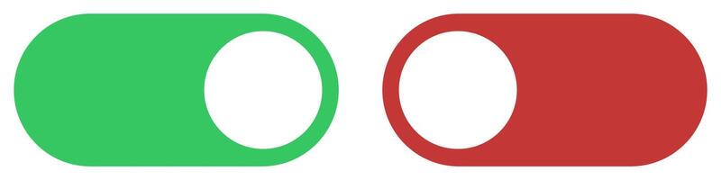 Two red and green tape rolls on a white background vector