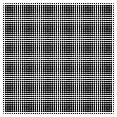 A black and white image of a grid pattern