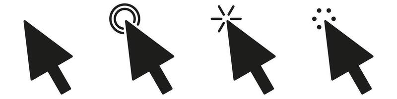 Four arrows pointing in different directions vector