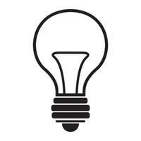 Light Bulb line icon . Idea sign, solution, thinking concept isolated on white background. vector