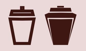 Recycle bin icon. Trash Can icon vector