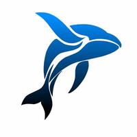 graphic illustration of whale design suitable for symbols vector