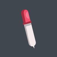 pipette tool in flat design. vector