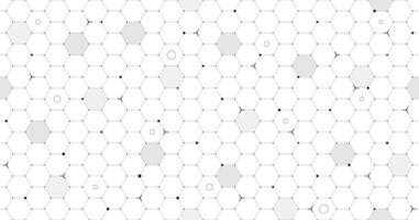VR HUD futuristic interface hexagons grid. Digital UI screen hexagonal mesh. GUI hi tech visor seamless pattern. Spaceship head up display linear hex particles. FUI Sci Fi dashboard. White background vector